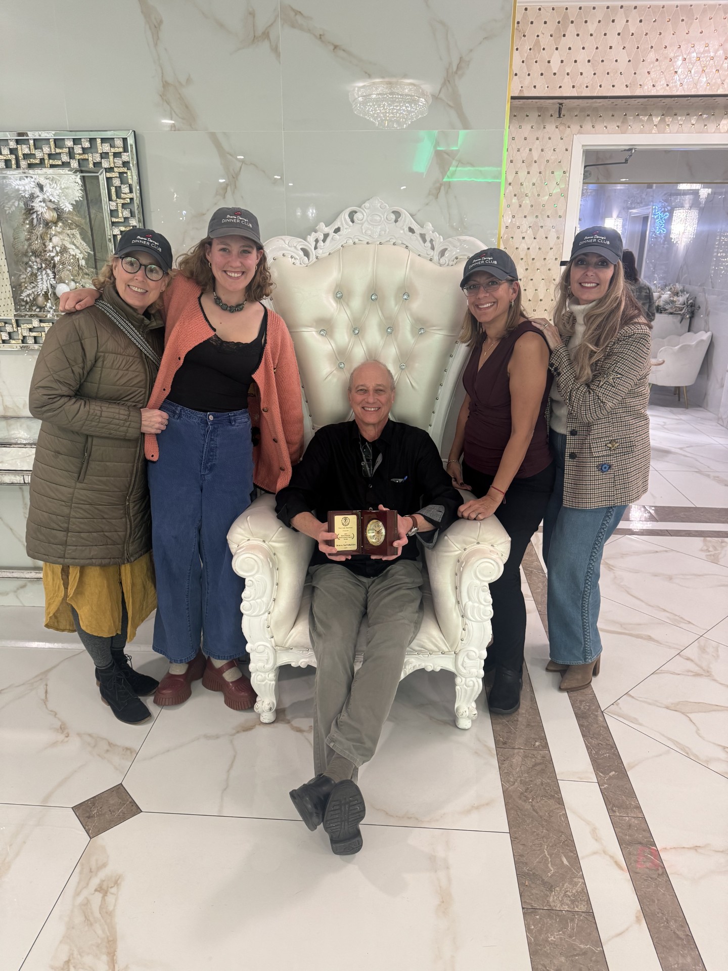 Dr Safferstein receiving the Hertz Bildner Award